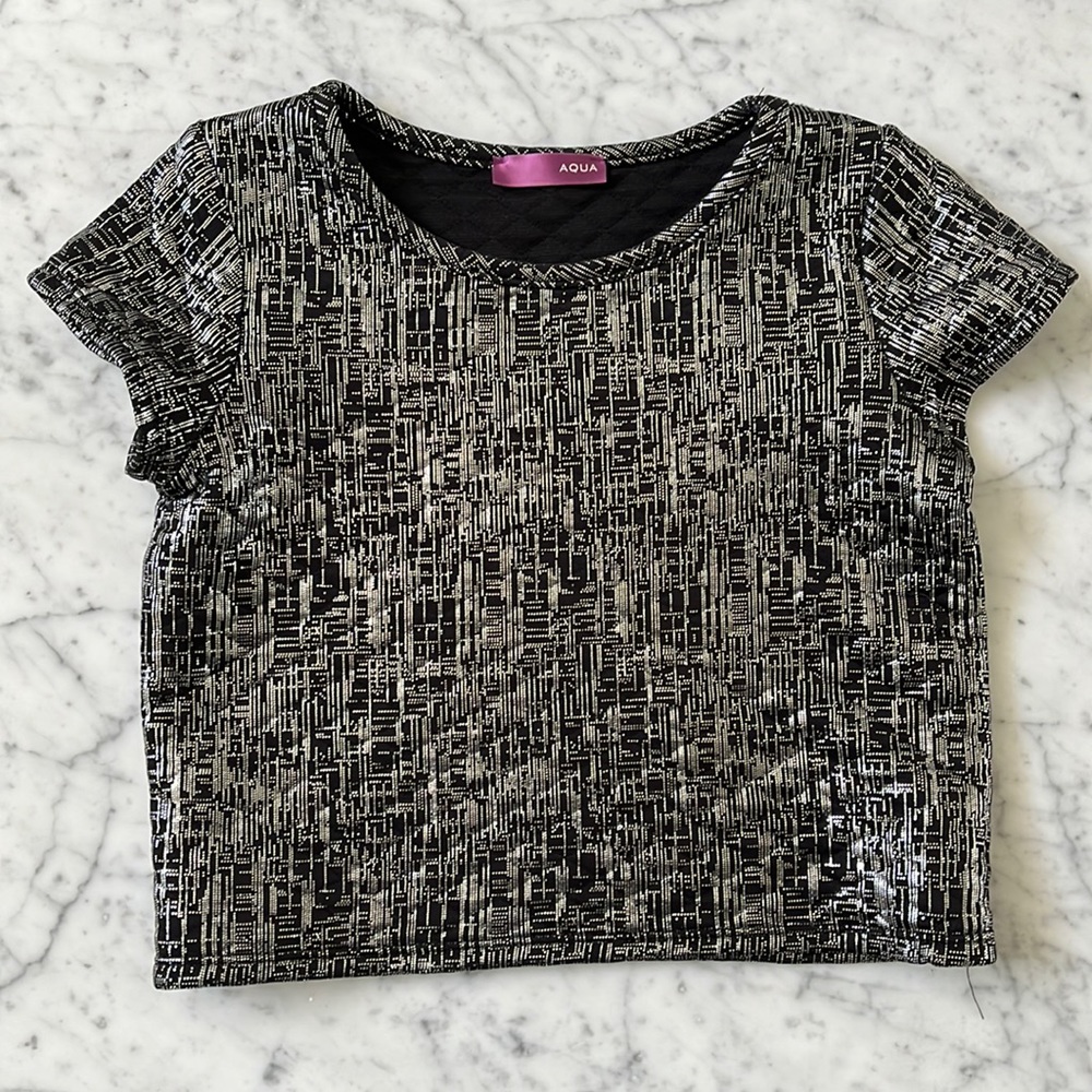 Aqua Girls Dressy Top Size Medium